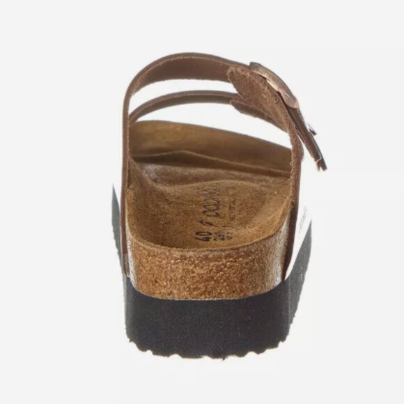 Birkenstock Metallic Copper Platform AZ Sandals, Double Strap, Size 37, EUC. - Picture 3 of 6
